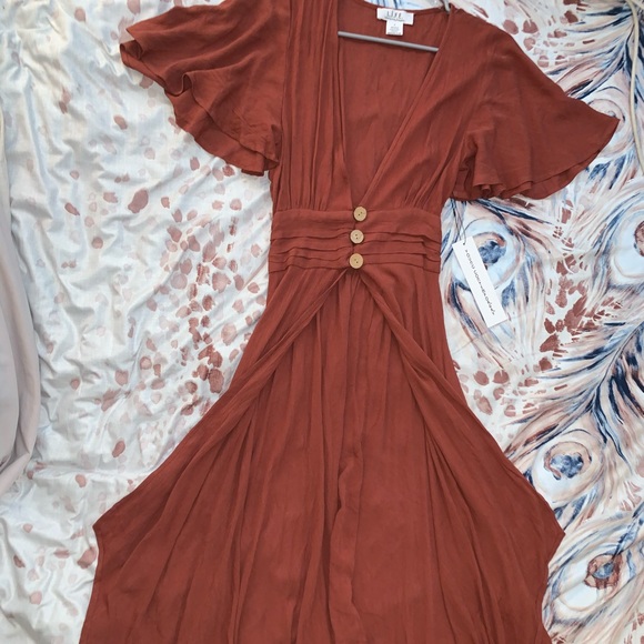 Rust boho chic top - Picture 3 of 6